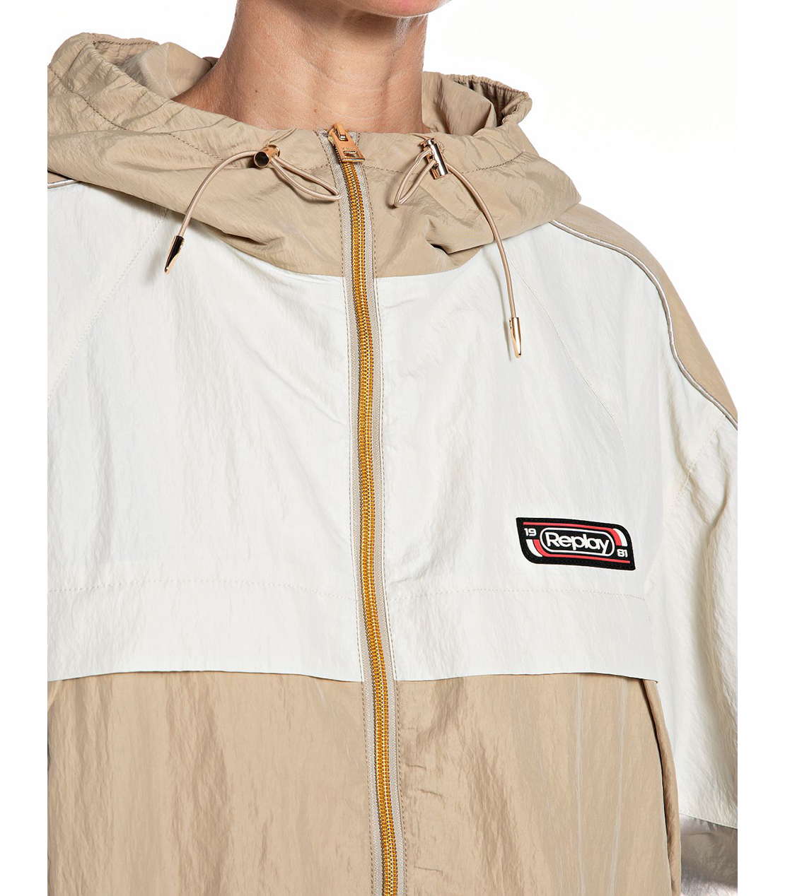 オーバーサイズナイロンジャケット 詳細画像 ベージュ 3